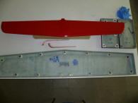 Das fertige HLW und davor die Negativform