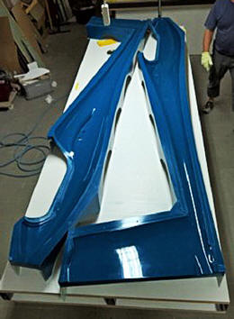 Negativformen des ASH 31 - Rumpfes für die Produktion