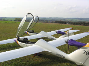 Die eigenstartfähigen WINDEX 1200C-Großsegelmodelle von Frank und Stefan Notter