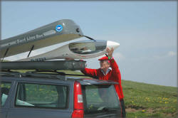 Foto Paul Gierlach, eine 2,65 Meter lange Transportkiste für die 7,2 M ASW 28