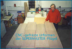 SUPERMASTER, die CNC-gefrsten Urformen der Tragflgel